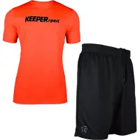 KEEPERsport Träningsdräkt orange / svart