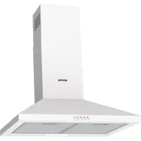 Gorenje Essential WHC629E4W - Kåpa - skorsten - bredd: 60 cm - djup: 45 cm - utsug och återcirkulering (-) - vit
