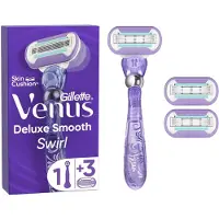 Gillette Venus: Rakhyvel Deluxe Smooth Swirl 3st rakblad