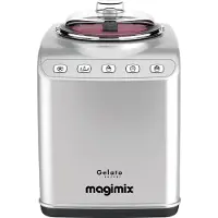 Magimix Gelato Expert, Glassmaskin med kompressor, 2 l, 2 hoar, Rostfritt stål, 30 min, 1,5 m