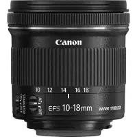 Canon EF-S - Vidvinkelzoomobjektiv - 10 mm - 18 mm - f/4.5-5.6 IS STM - EF/EF-S - för EOS 100, 1200, 650, 70, 700, Kiss X6i, Kiss X7, Kiss X70, Kiss X7i, Rebel SL1, Rebel T5i