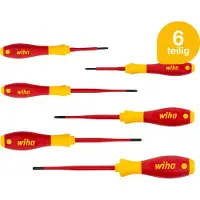 Wiha SlimFix skruvmejselsats 1000 V Torx, 6 delar