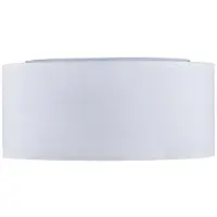 TK Lighting Taklampa Rondo , dimbar, Vitt / opal, Sovrum, Textil / tyger / siden, Modern, Taklampa