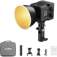 SmallRig 4376, 63 W, 1 lampor, LED, Naturvitt, Varmvitt, Svart, Metall, Plast