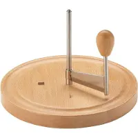 Zeller Steel Surio skärbräda - bokträ, rostfritt stål,