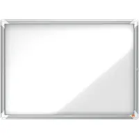 Nobo Premium Plus 8xa4 Ark Utomhusdisplay Magnetisk Vit Bakgrund