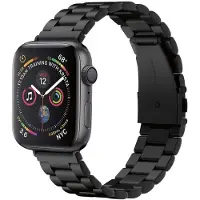 Spigen Modern Fit, Band, Svart, Apple, Rostfritt stål, 44/42 mm