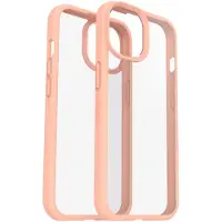 Otterbox React iPhone 15 - clear/peach