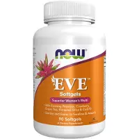 Now kompletterar Eve Women's Multivitamin med Evening Primrose Tranbr Grnt te kerfrken Silica & CoQ10 90 Softgels