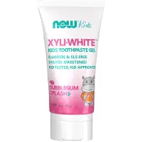 Now Xyliwhite Bubblegum Splash Tandkräm Gel för barn