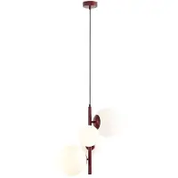 Aldex Taklampa , Joel, dimbara, Röd, Vardagsrum, Metall, Modern