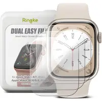 Ringke Dual Easy Film skärmskydd Apple Watch 7/8 41mm & Apple Watch SE/6/5/4 40mm 3-pack