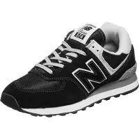 New Balance för män. ML574V3 Skodon 574v2 Evergreen svart (40), Tyg, Karta, Före, Nyckelband, Casual