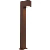 QAZQA Industriell stående utomhuslampa rostbrun 65 cm IP44 - Baleno