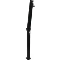 vidaXL Hopfällbar soldusch svart 214 cm 23 L