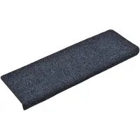 vidaXL Trappstegsmattor 5 st nålad 65x21x4 cm antracit