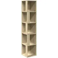 vidaXL Hörnskåp Sonoma Ek 33x33x164,5 cm