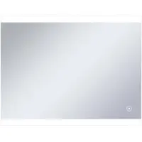 vidaXL Badrumsspegel med LED och beröringssensor, 80x60 cm