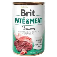Brit Pate med hjortkött 400 g paté med hjortkött för hundar
