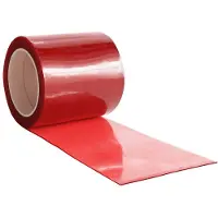 vidaXL Randgardin, Röd, 200 Mm X 1,6 Mm, 10 M, Pvc