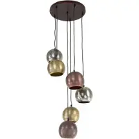 Zijlstra Hänglampa Mixa, dimbar, Brun / mässing, Vardagsrum / matsal, Metall, Design, Pendellampa