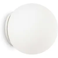 Ideal Lux Vägglampa Mapa, dimbar, Vitt / opal, Vardagsrum / matsal, Glas, Vägglampa, vägglampa inomhus