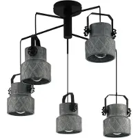 Eglo HILCOTT kluster 6xE27 zink