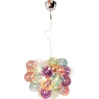 By Rydens Glas pendellampa Gross, dimbar, Multifärgad, Vardagsrum / matsal, Glas, Design, Pendellampa