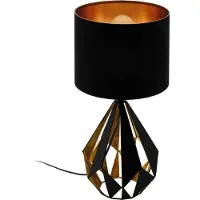 Eglo CARLTON 5 bordslampa svart/koppar
