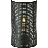 Emibig Vägglampa Aston K1 Svartguld Vägglampa Modern Led 1148/K1