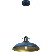 Milagro Hänglampa Felix , dimbar, Blå, Vardagsrum / matsal, Metall, Industriell design, Pendellampa
