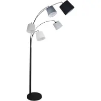 By Rydens Golvlampa Foggy, Svart, Vardagsrum / matsal, Metall, Modern, Golvlampa