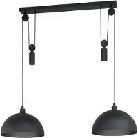 Eglo Hänglampa Winkworth, dimbar, Svart, Vardagsrum / matsal, Metall, Pendellampa