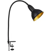Briloner Klämlampa Hygge Comfort light Retro, Svart, Vardagsrum / matsal, Metall, Vintage, Klämlampa