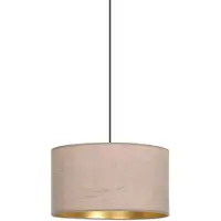 Emibig Hänglampa Jari LIGHTING, dimbar, Violett / rosa / rosè, Vardagsrum / matsal, Textil / tyger / siden, Pendellampa