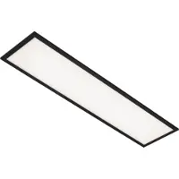Briloner LED panel Piatto CCT, dimbar, Svart, Vardagsrum / matsal, Metall, Modern, LED-taklampa
