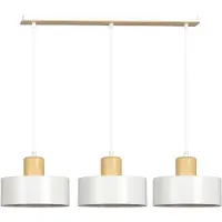 Emibig Hänglampa Tako LIGHTING, dimbar, Vitt / opal, Vardagsrum / matsal, Metall, Modern, Pendellampa