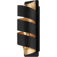 Eglo ELIZONDO WALL E14 H270 SVART/GULD