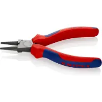 Knipex 22 02 140 Verkstad Rundtång Rak Krom-vanadium elektriskt stål 140 mm