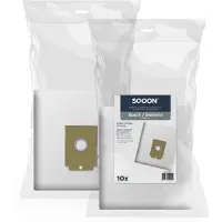 SQOON Dammpåse i tyg 42023; Bosch/Siemens Type K; 10 st.