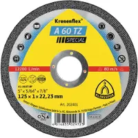 Klingspor Kapskiva A 60 TZ Special; 125x1 mm; FL; 25 st.