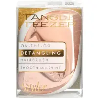 Tangle Teezer Professional Hair Brush Rose Gold Cream Compact Styler