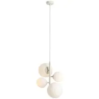 Aldex Glas pendellampa Dione , dimbar, Creme / bärnsten, Vardagsrum / matsal, Glas, Modern, Pendellampa