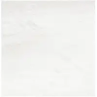 vidaXL Matta OVIEDO kort lugg gräddvit 200x200 cm