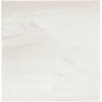 vidaXL Matta OVIEDO kort lugg beige 120x120 cm