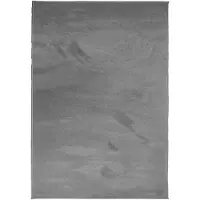 vidaXL Matta OVIEDO kort lugg antracit 200x280 cm