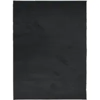 vidaXL Matta OVIEDO kort lugg svart 240x340 cm