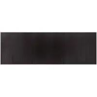 vidaXL Matta rektangulär mörkbrun 100x300 cm bambu