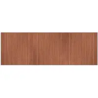 vidaXL Matta rektangulär brun 100x300 cm bambu