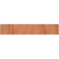 vidaXL Matta rektangulär brun 70x400 cm bambu